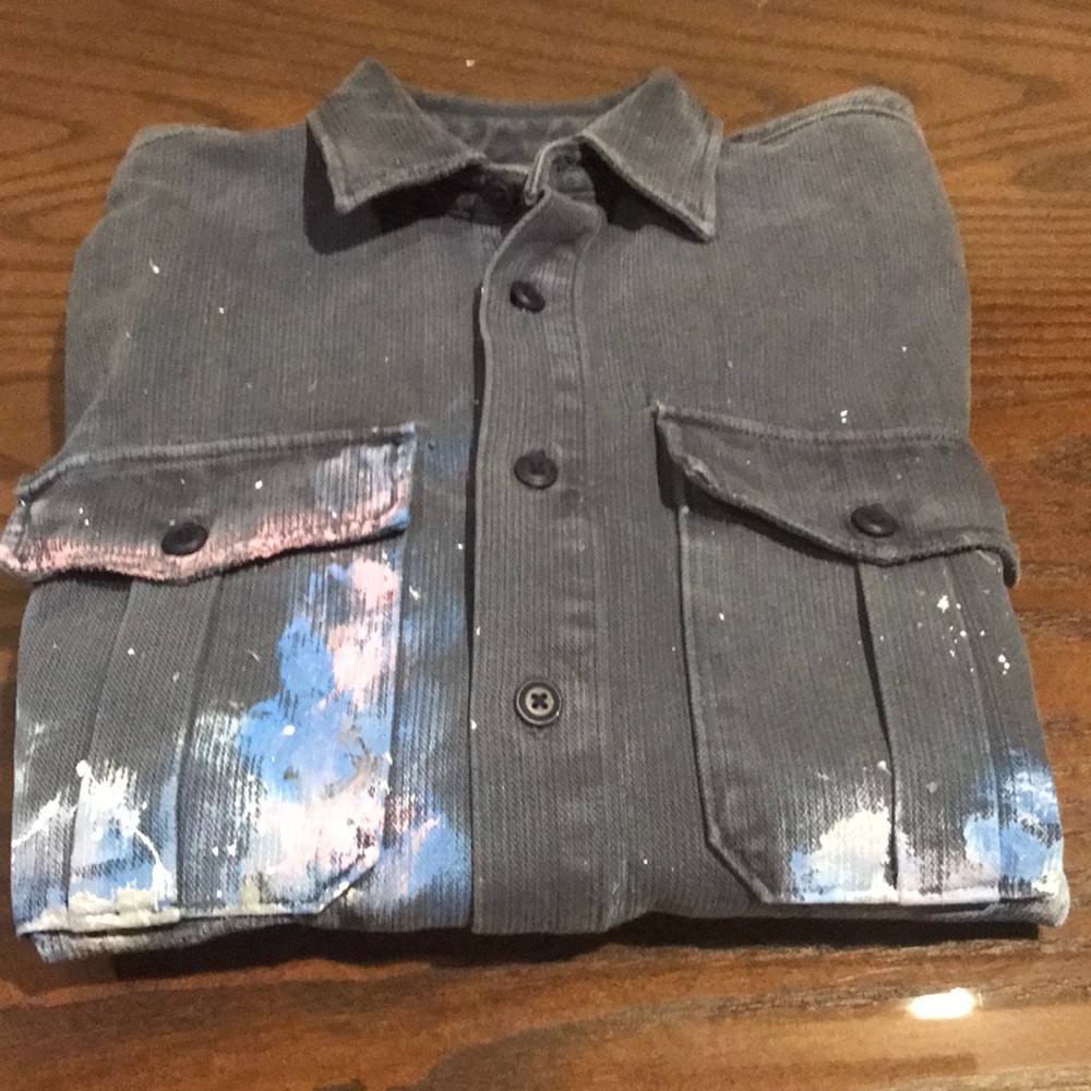 Jean Shop New York Decorated Shirt Jacket